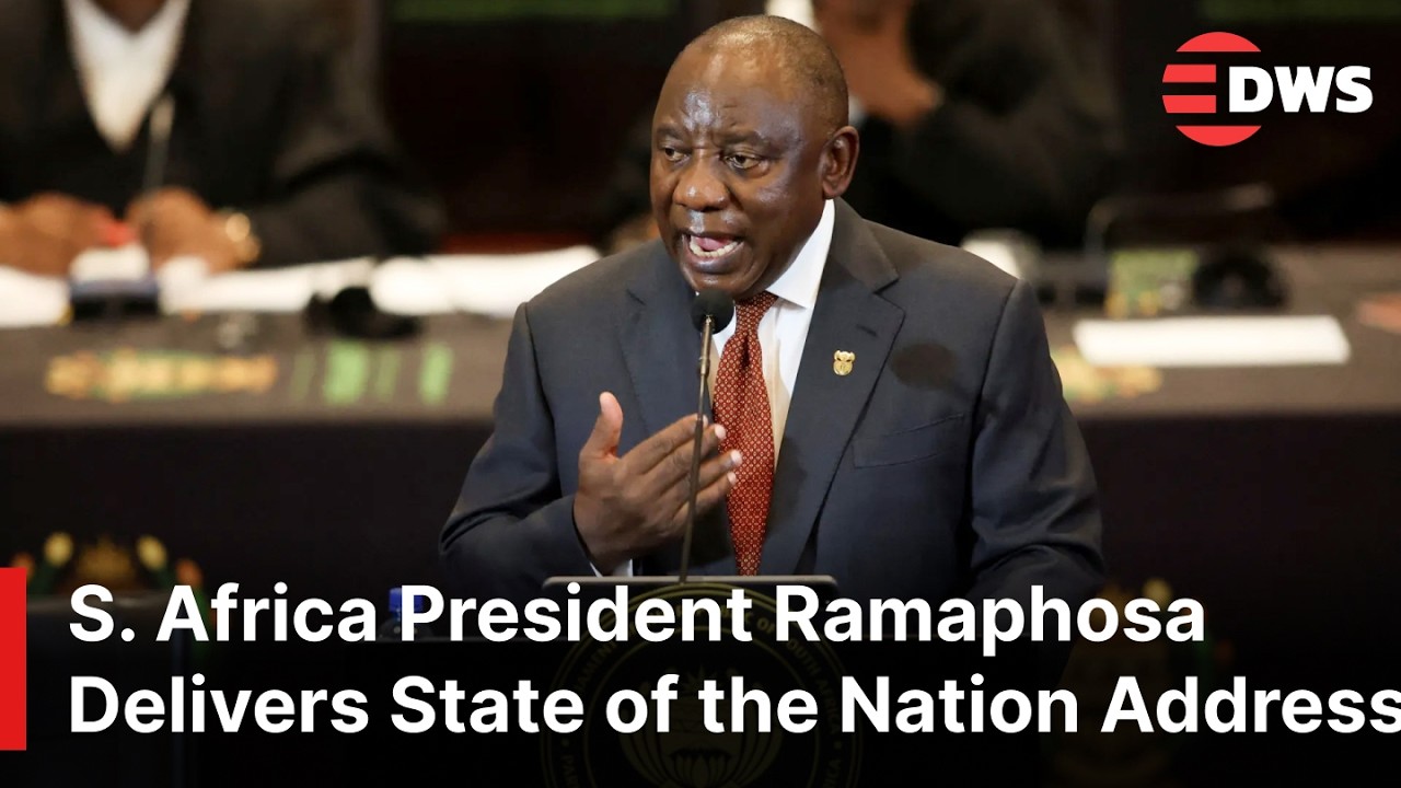 WATCH: South African President Cyril Ramaphosa Delivers State of the Nation Address 2026 | AC1E